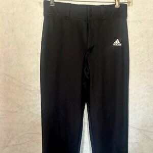 Adidas Solid Black Baseball Pants